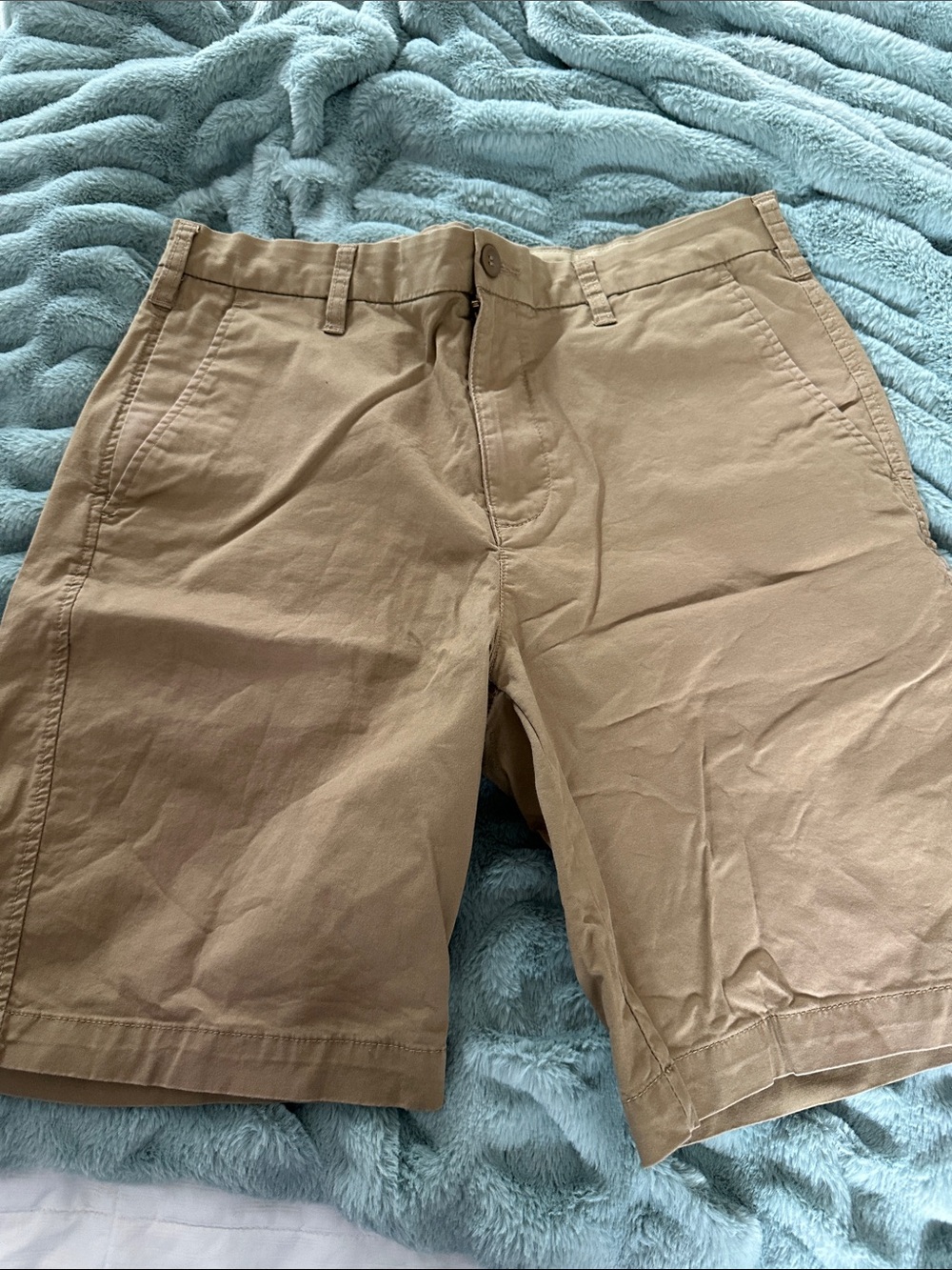 Dockers Khaki Flat-Front Men’s Shorts